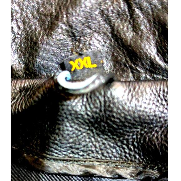 Hot leathers 100% moto jacket XXL Zip quilted liner Braided trim.Rare ClassicEUC - Picture 16 of 16